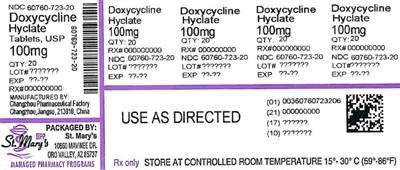 723-20 (Doxycycline 60760 723 20)